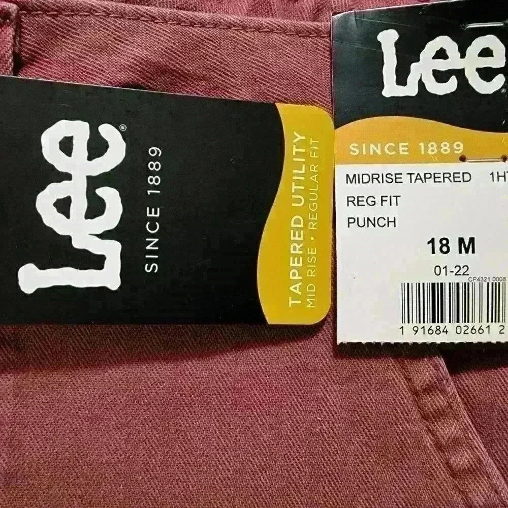 Lee Women's Heritage Tapered Utility Pant Size 12, 18, 20 Mid Rise Regular Fit - Picture 7 of 7